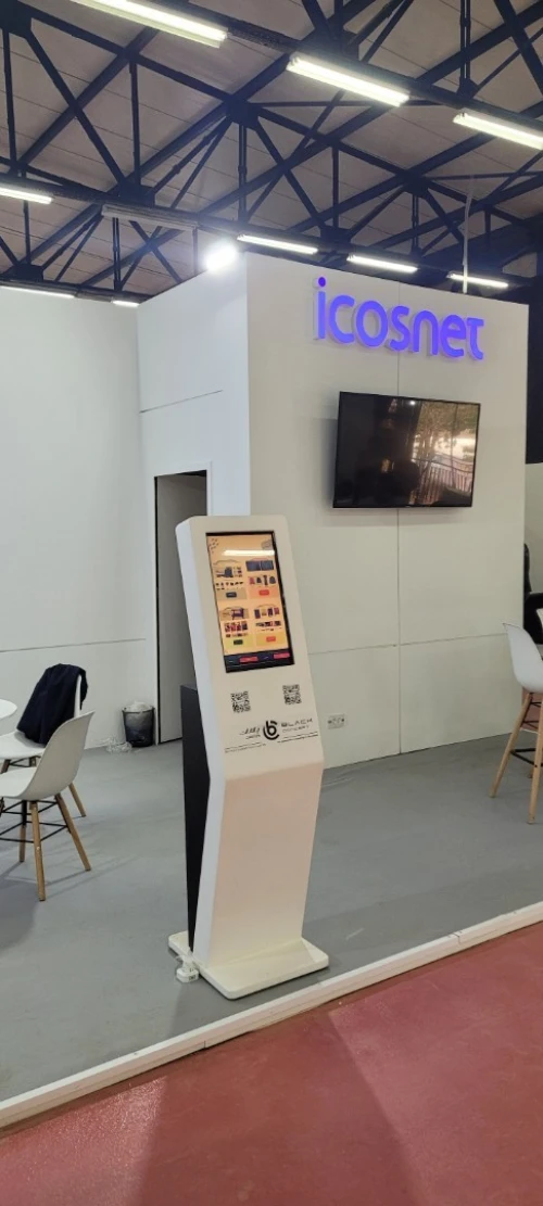 Borne interactive (Tactile) avec imprimante tickets