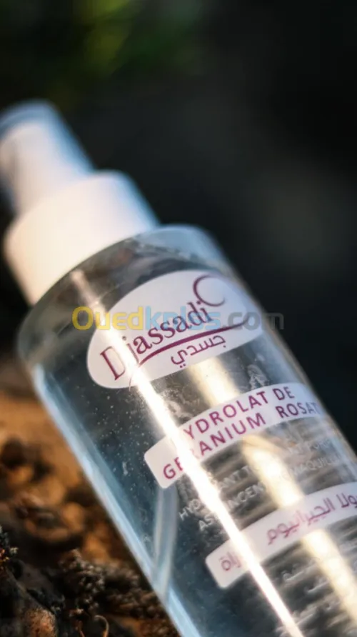 Djassadi--🎉 NOUVEAU PROMOTION 🎉 hydrolat de géranium (eau florale) 100%Bio/  عطرشة" أو "العطرة" ماء الجيرانيوم الطبيعي 100"٪جديد