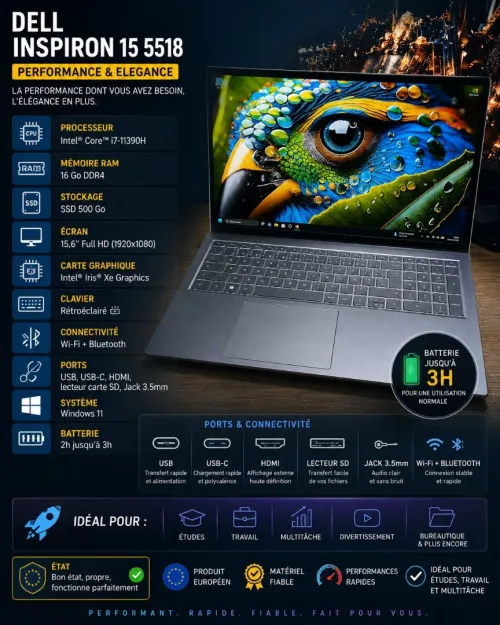 DELL INSPIRON 15 5518 I7