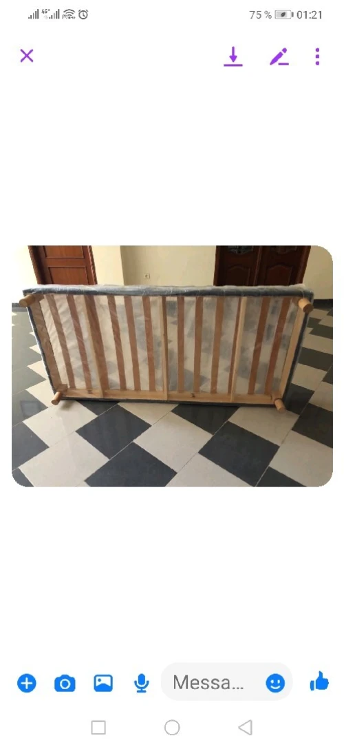 Vend lit avec matelas neuf