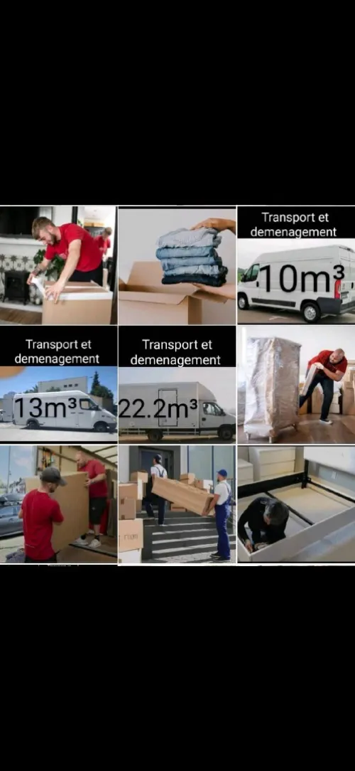 ترحيل الاثاث demenagement نقل البضائع transport de marchandise