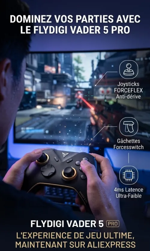 Manette Sans Fil New Flydigi Vader 5 Pro