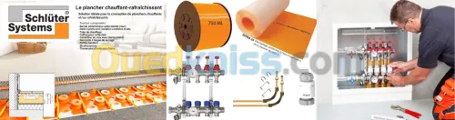 Système pour plancher chauffant hydraulique