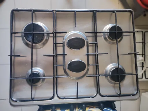 Plaque de cuisson 6 feux inox
