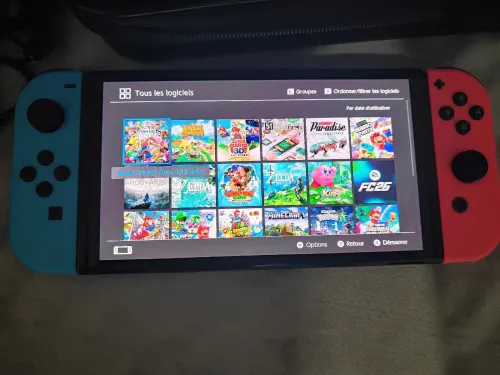 Nintendo switch oled flashée 128 go