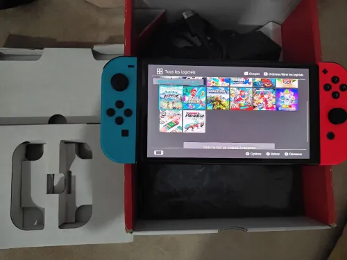 Nintendo switch oled 2024 flashée puce 128 go