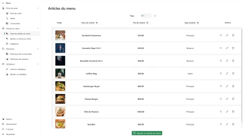Kiober Food POS, logiciel de caisse pour les cafés, restaurants, pizzeria et snacks.