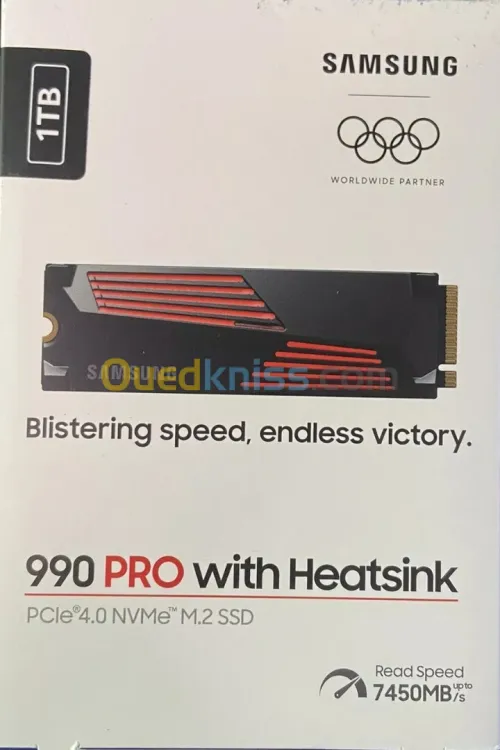  Samsung 990 PRO 1TB SSD PCIE 4.0X4 NVME avec Heatsink -- promotion 