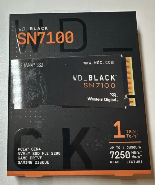 WD Black SN7100 PCIe Gen 4 NVMe SSD 1TB -- PROMOTION