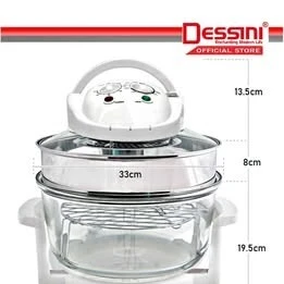 فرن هالوجين DESSINI 8 في 1 موديل DS-366-8
