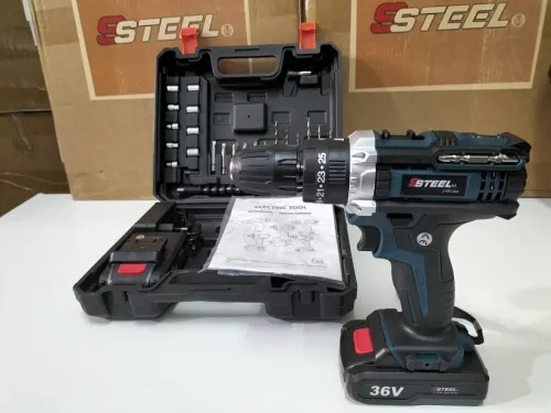 Perceuse , visseuse a percussion, scie sabre chêne, Niveau laser, perceuse (www  ssteel-tools  com)