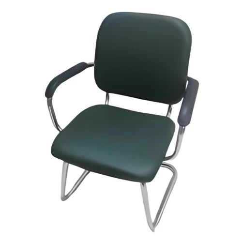 Chaise visiteur confortable en similicuir Disponible en plusieurs couleurs .