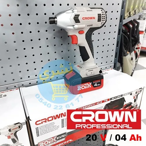 Visseuse a Choc Sans Fil Crown 20V 4Ah CT22021HX