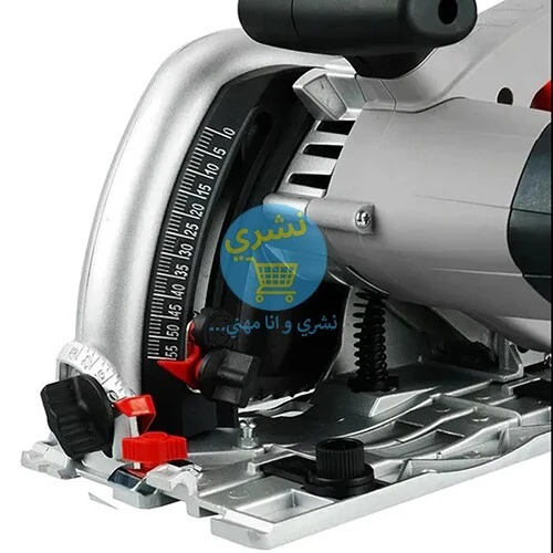 Scie Plongeante Crown Pour Bois 1300W 165mm avec Rail 140 Cm