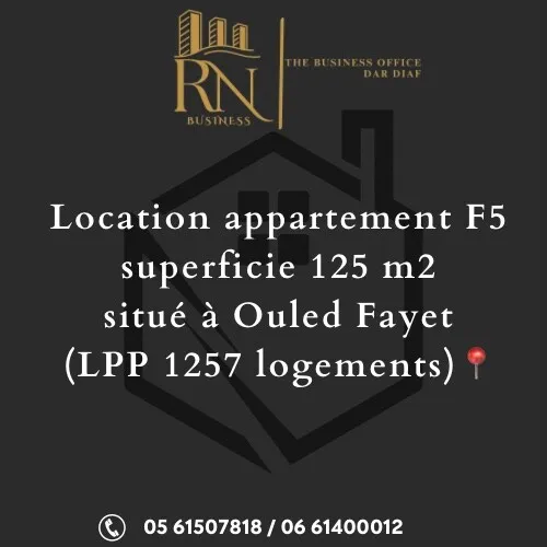Location Appartement F5 Alger Ouled fayet