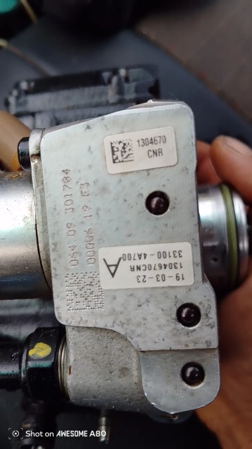 Pempe HP et injecteur 