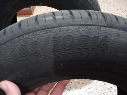 2 pneus iris 185/70R14