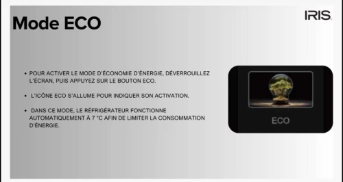 REFRIGERATEUR IRIS 660 L DEFROST IR-DD660 AFFICHEUR