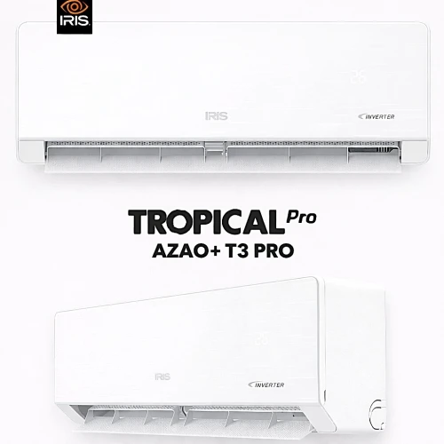 CLIMATISEUR IRIS 18000 BTU INVERTER PRO SUPERTROPICAL T3 AZAO+ PRO BLANC
