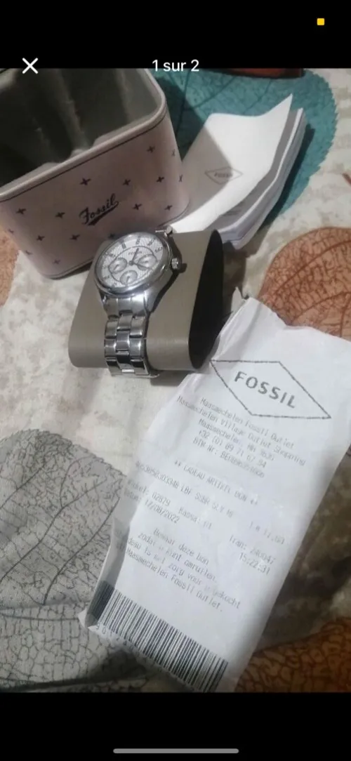 Montre femme fossil neuf 