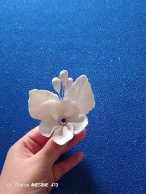 flower gumpaste ورودتزيين الحلويات