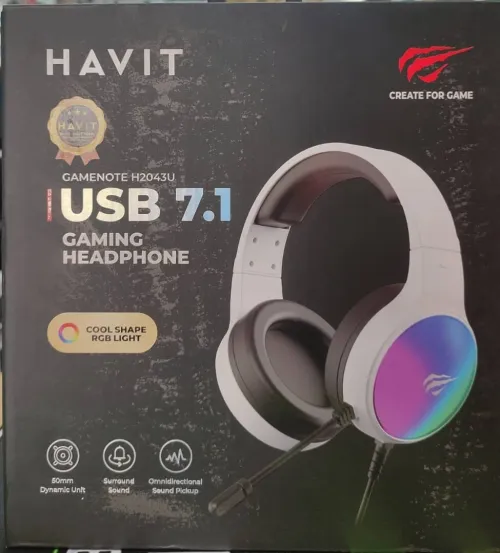 HAVIT gamenote H2043U USB 7.1 GAMING HEADPHONE