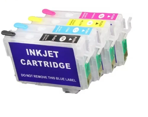 Cartouches d'encre rechargeables pour imprimante Epson TX600FW TX550W