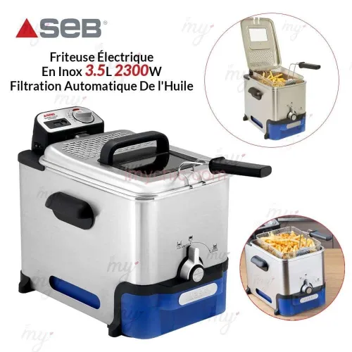 Friteuse SEB 3.5L avec auto filtration