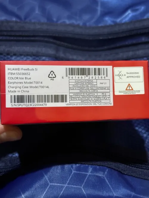 Huawei FreeBuds 5i  Neufs, Édition Isle Blue, ANC  ( Version globale)