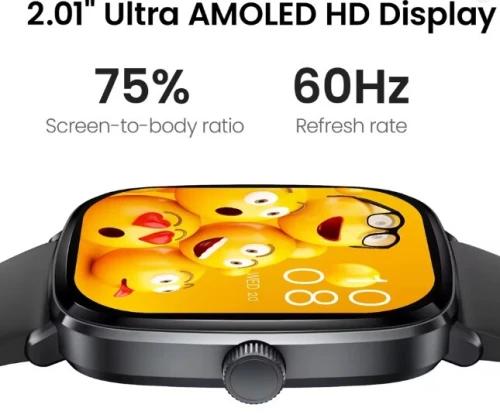HAYLOU RS5 SmartWatch 2.01 ''AMOLED affichage 24H surveillance de la santé Sport