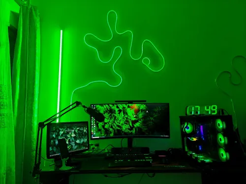 Led neon décoration gaming 120 cm