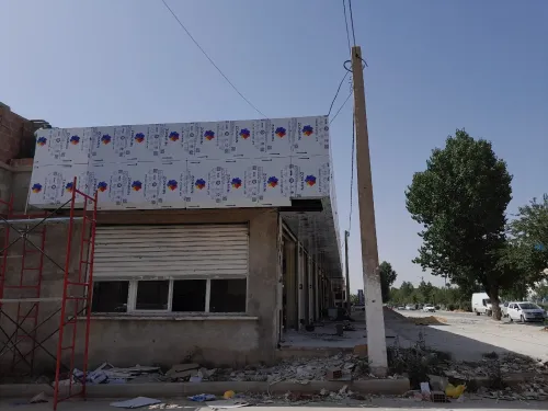 Revétement façade en alucoband