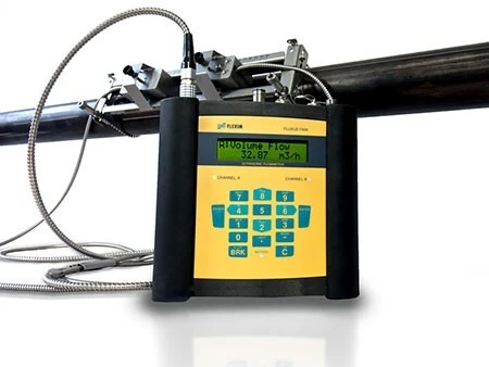 Mesure de débit par débitmetre â ultrason