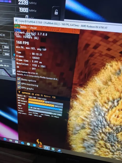 AMD RX 6700 XT sapphire nitro+
