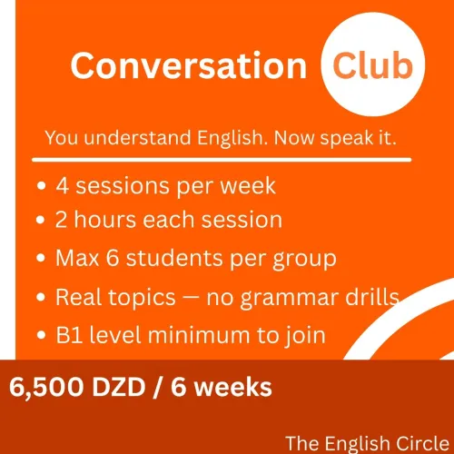 Cours d'anglais en ligne The English Circle