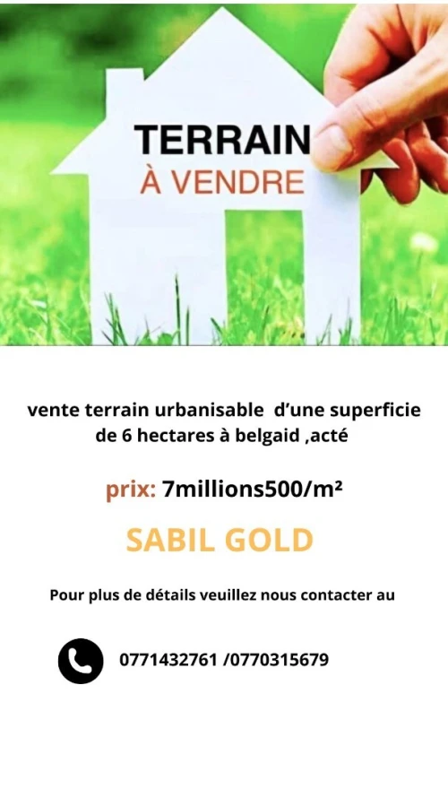 Vente Terrain Oran Oran