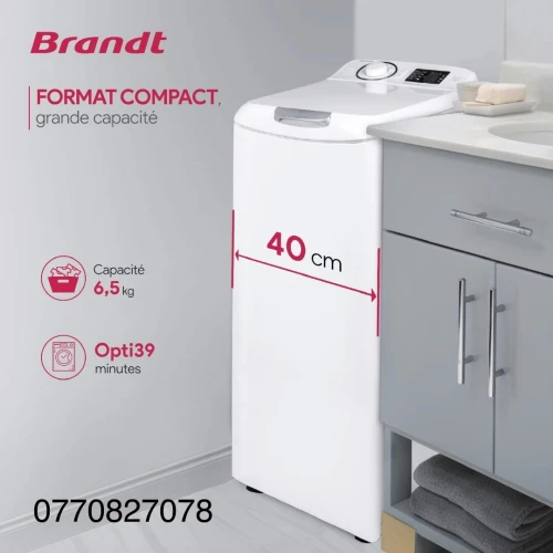 Lave linge top Brandt 6,5kg