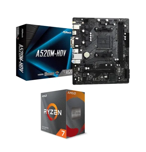 Asrock A520M-HDV + Ryzen 7 5700 BOX