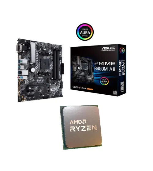 Ryzen 7 5700X Tray + Asus B450M-A II