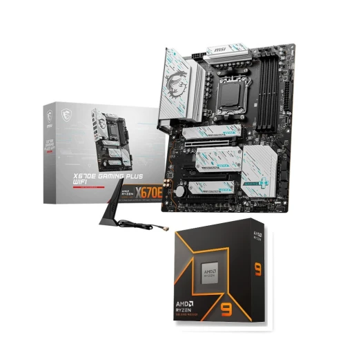 MSI X670E Gaming + Ryzen 9 9950X