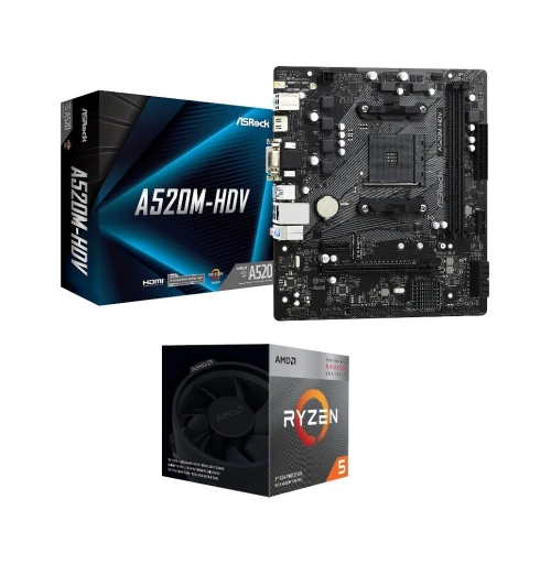 Asrock A520M-HDV + Ryzen 5 3400G BOX