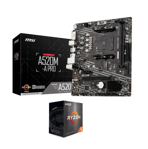 Msi A520M-A Pro + Ryzen 5 5500 BOX