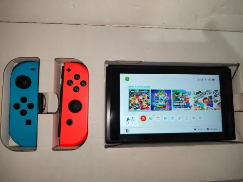 Nintendo switch V2 2021 flashée puce 128 go + mode online
