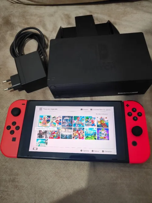 Nintendo switch flashée puce 128 go