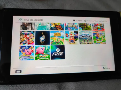 Nintendo switch V2 2023 flashée puce 256 go + mode online