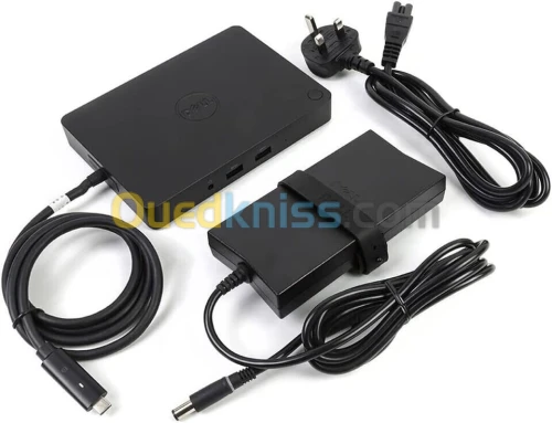 Station d'accueil universelle Dell WD15/K17A 4K USB-C USB 3.0 avec Chargeur 130W Original