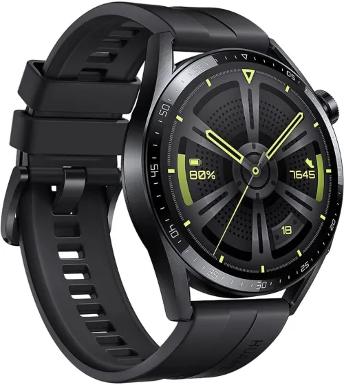 HUAWEI Watch GT 3 Montre Intelligente avec Moniteur de fréquence Cardiaque AMOLED 1,43" Noir 46 mm