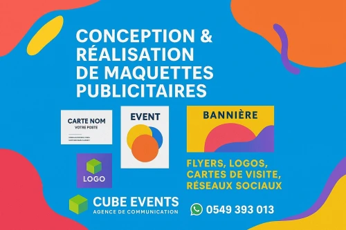 Conception & Réalisation de Maquettes Publicitaires Professionnelles , Boostez votre image !