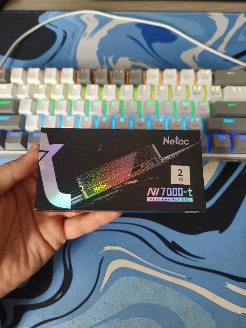 SSD NVME netac 2tb Gen4 vitesse up to 7400mb/s neuf