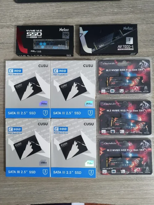 SSD NVME + SATA 2tb/500gb/256gb/128gb